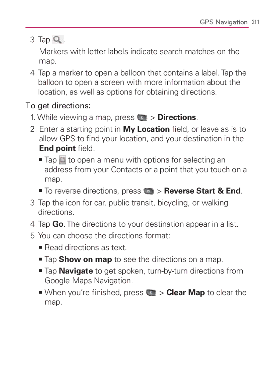 LG Electronics MFL67014001(1.2) manual GPS Navigation 