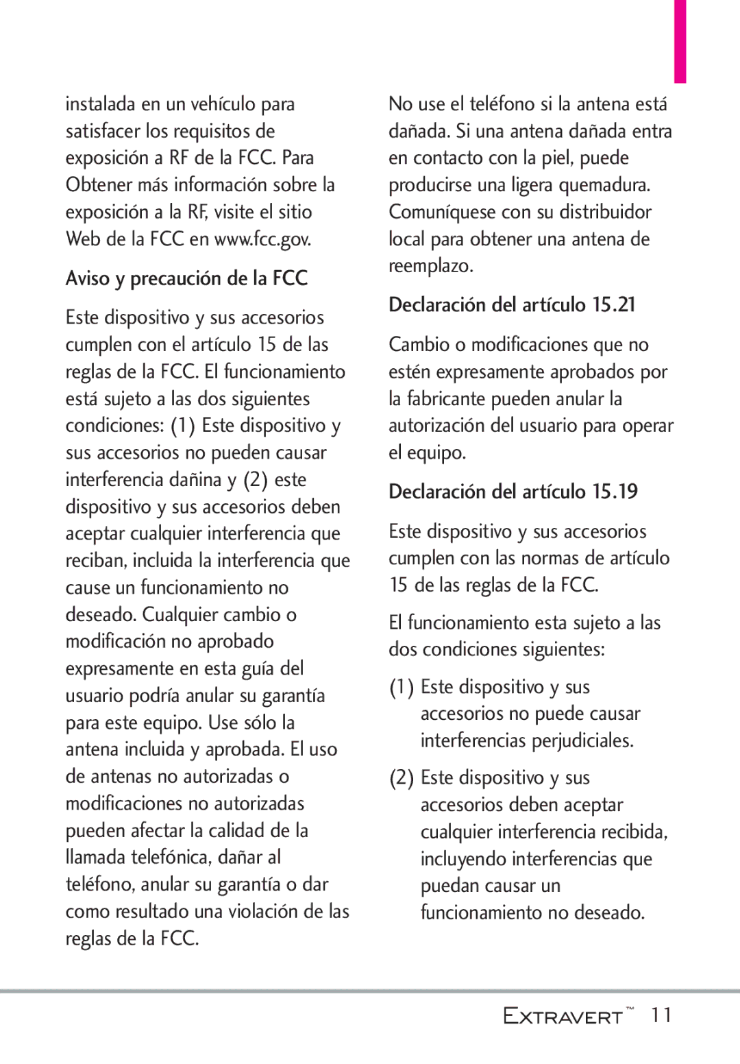 LG Electronics MFL67402301(1.0)H manual Declaración del artículo 