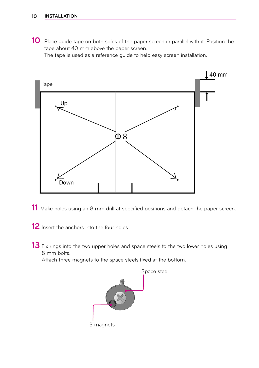 LG Electronics MFL67652408, 1302-REV00 owner manual Installation 