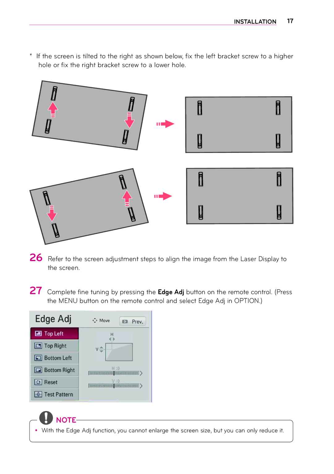 LG Electronics 1302-REV00, MFL67652408 owner manual Installation 