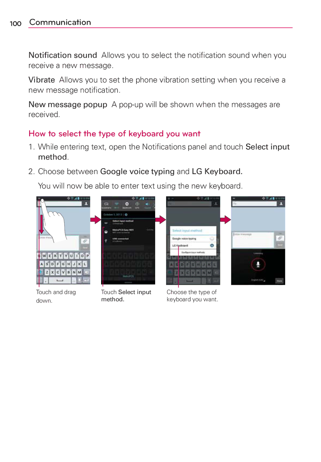 LG Electronics MFL67696601 manual How to select the type of keyboard you want 