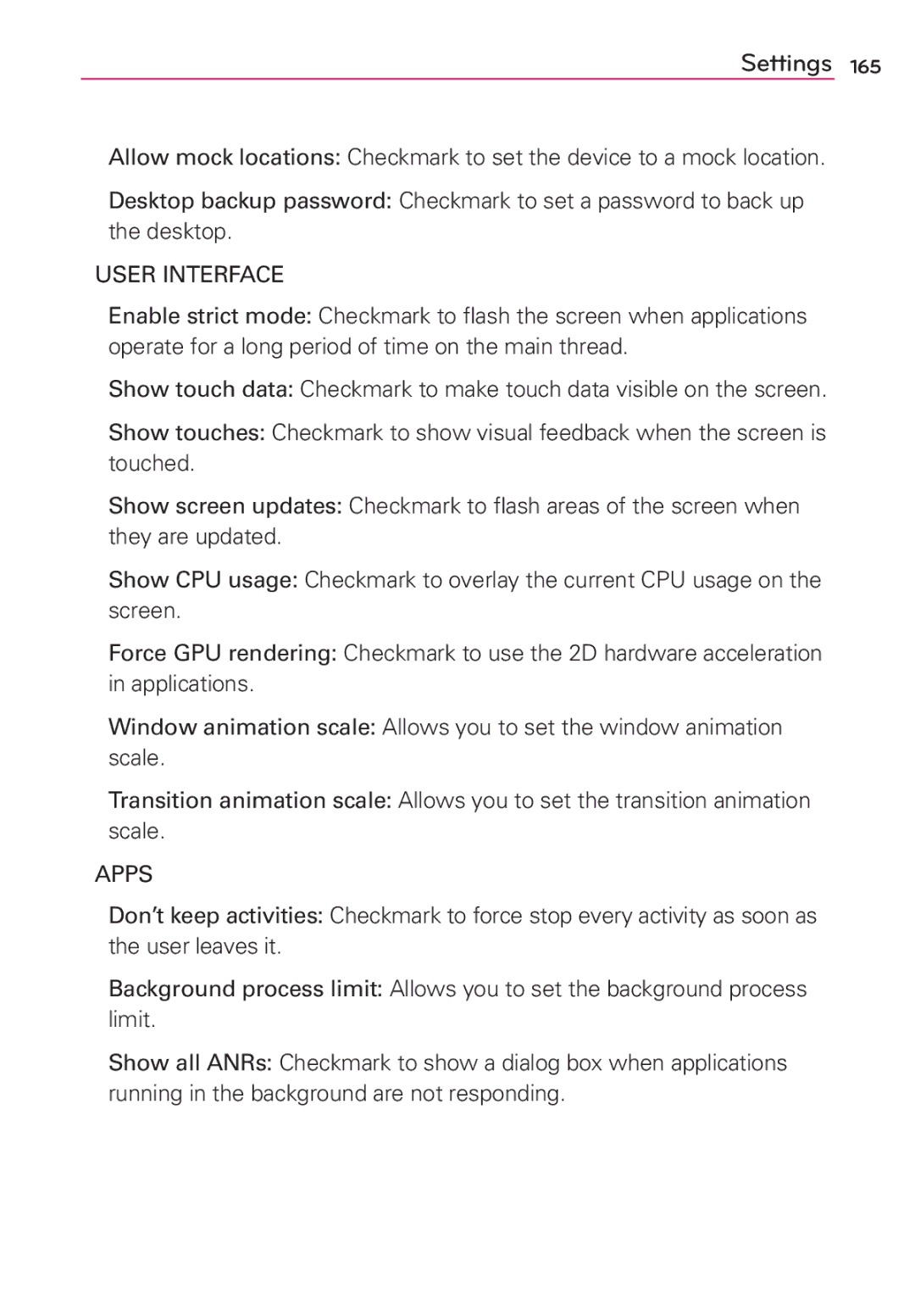 LG Electronics MFL67696601 manual User Interface, Apps 