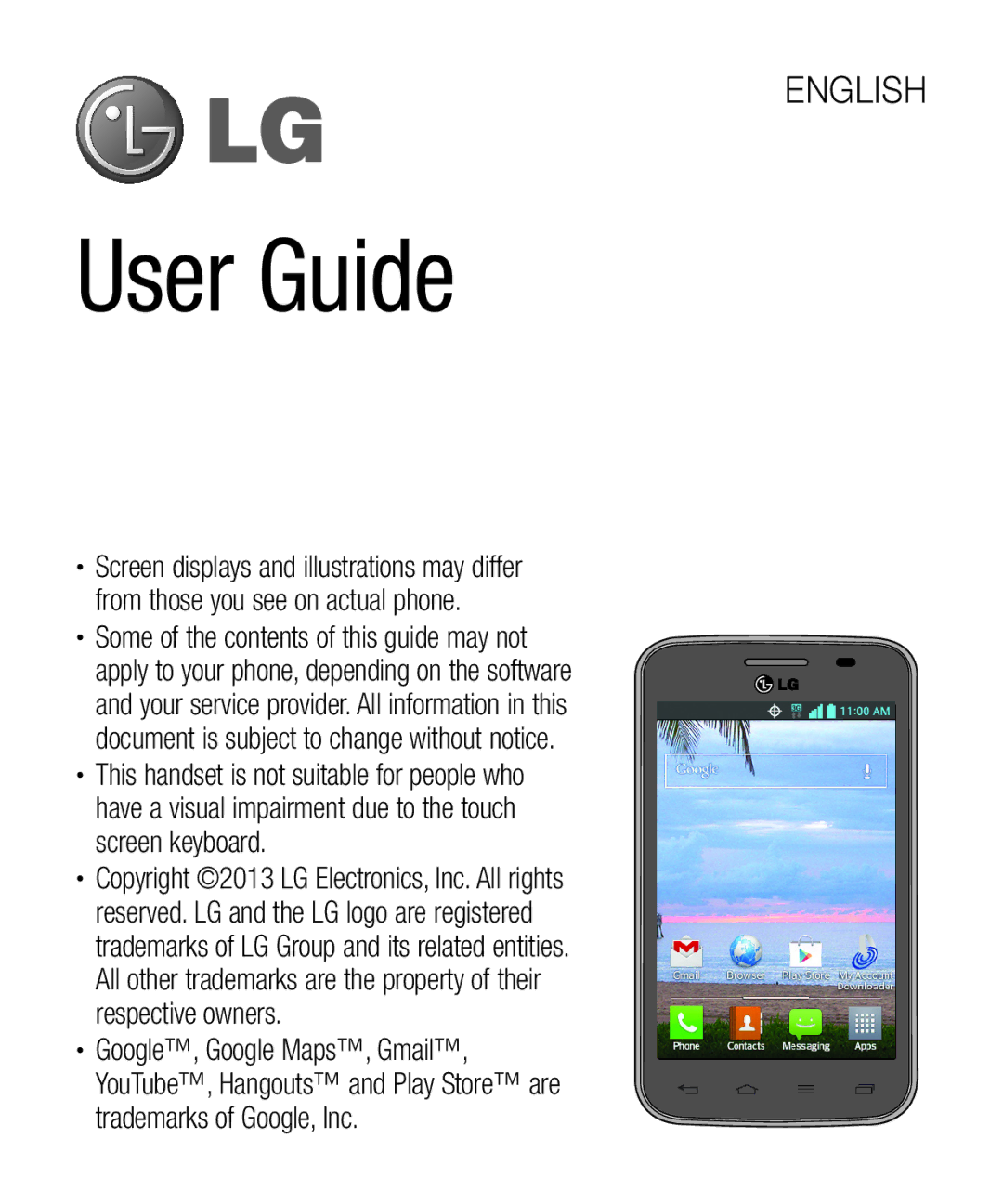 LG Electronics MFL67940201 manual User Guide 