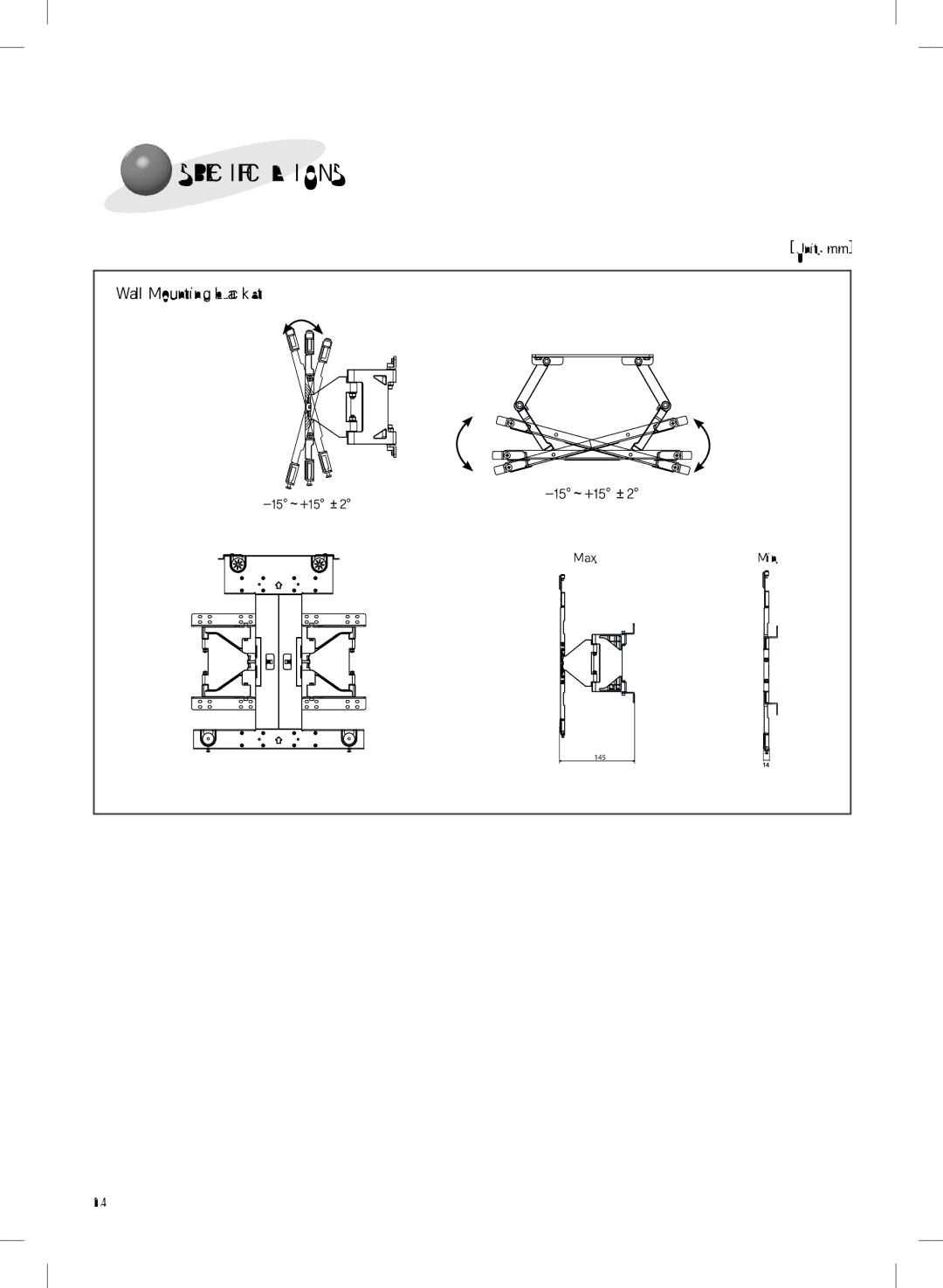 LG Electronics MFL68001401 owner manual Specifications 