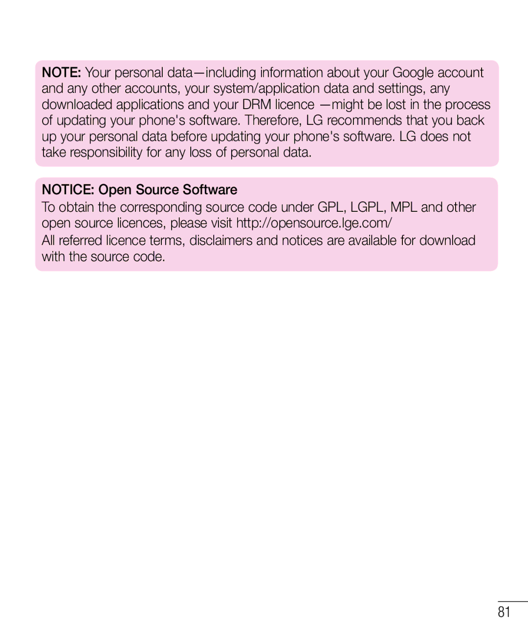 LG Electronics MFL68301001 (1.0) manual 