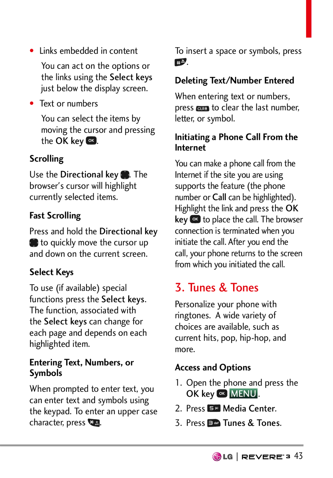 LG Electronics MFL68526201 manual Tunes & Tones 