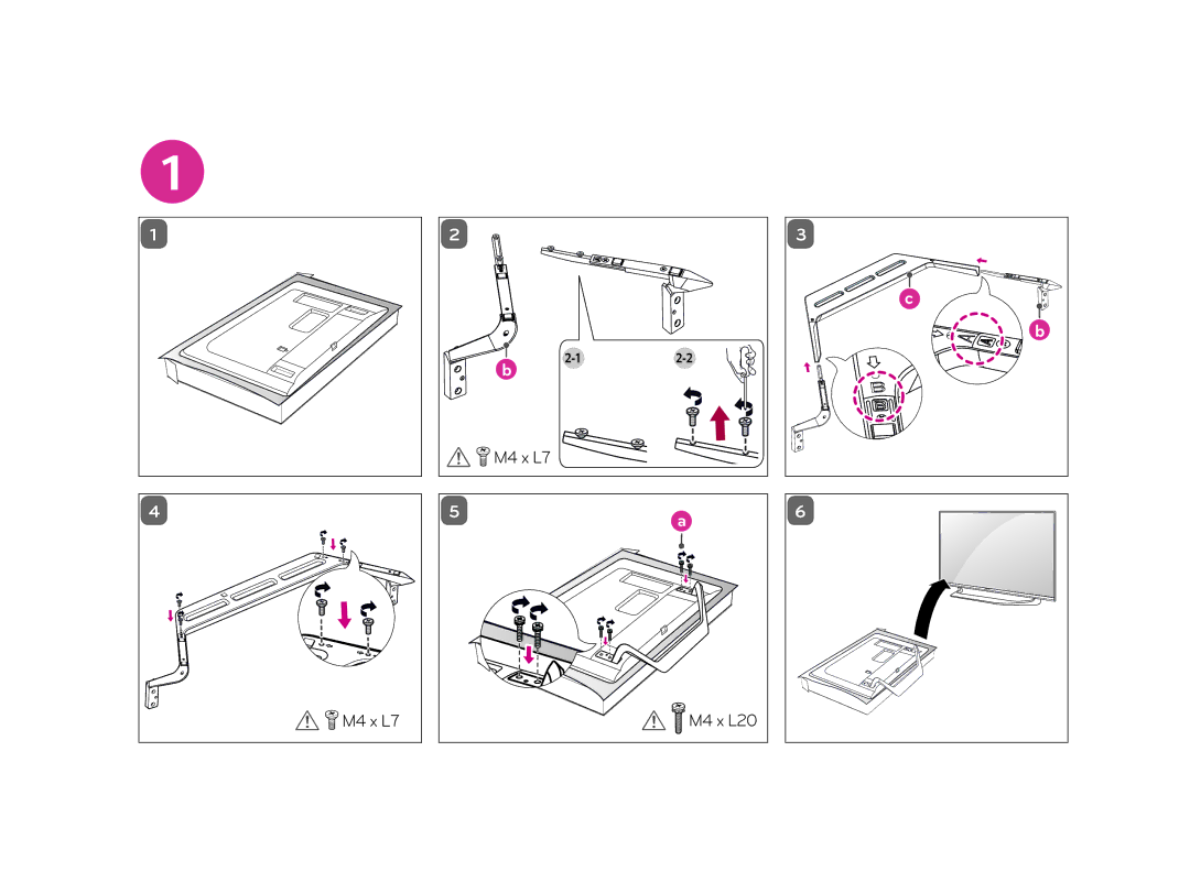 LG Electronics 43UF6700, MFL68685902 (1502-REV01), 65UF6700, 49UF6700, 55UF6700, 60UF6700 owner manual M4 x L7 