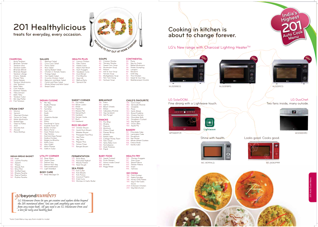 LG Electronics manual Shine with health Looks good. Cooks good, MJ3281BCG MJ3281BPG, MP9889FCR MC8188HRC 