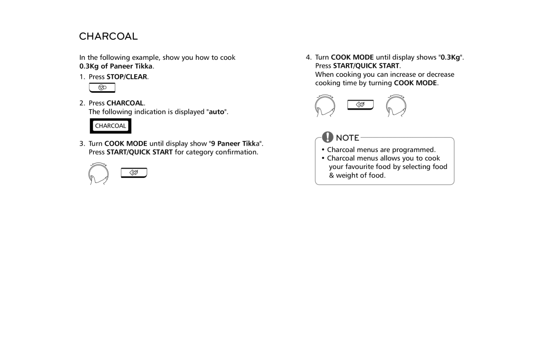 LG Electronics MJ3281CG owner manual Charcoal 