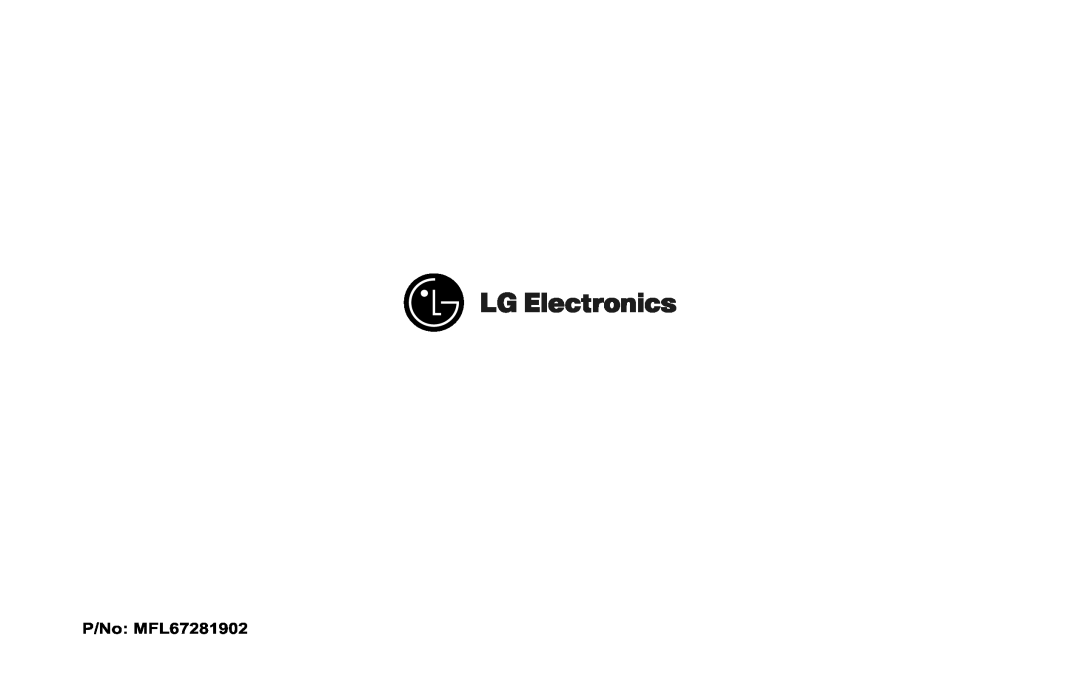 LG Electronics MJ3281CG owner manual P/No: MFL67281902 