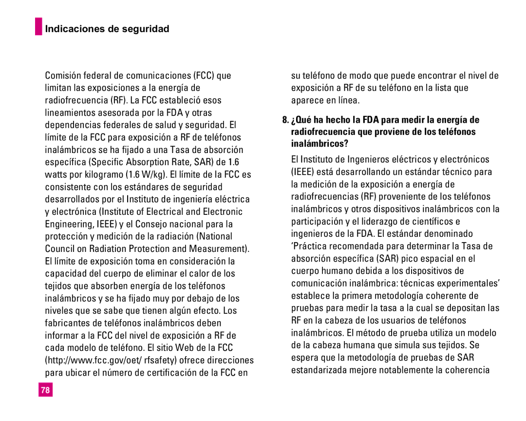 LG Electronics MMBB0234601 manual Indicaciones de seguridad 