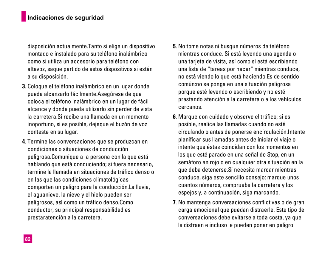 LG Electronics MMBB0234601 manual Indicaciones de seguridad 