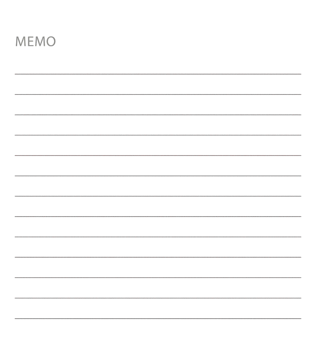 LG Electronics MMBB0240811 manual Memo 