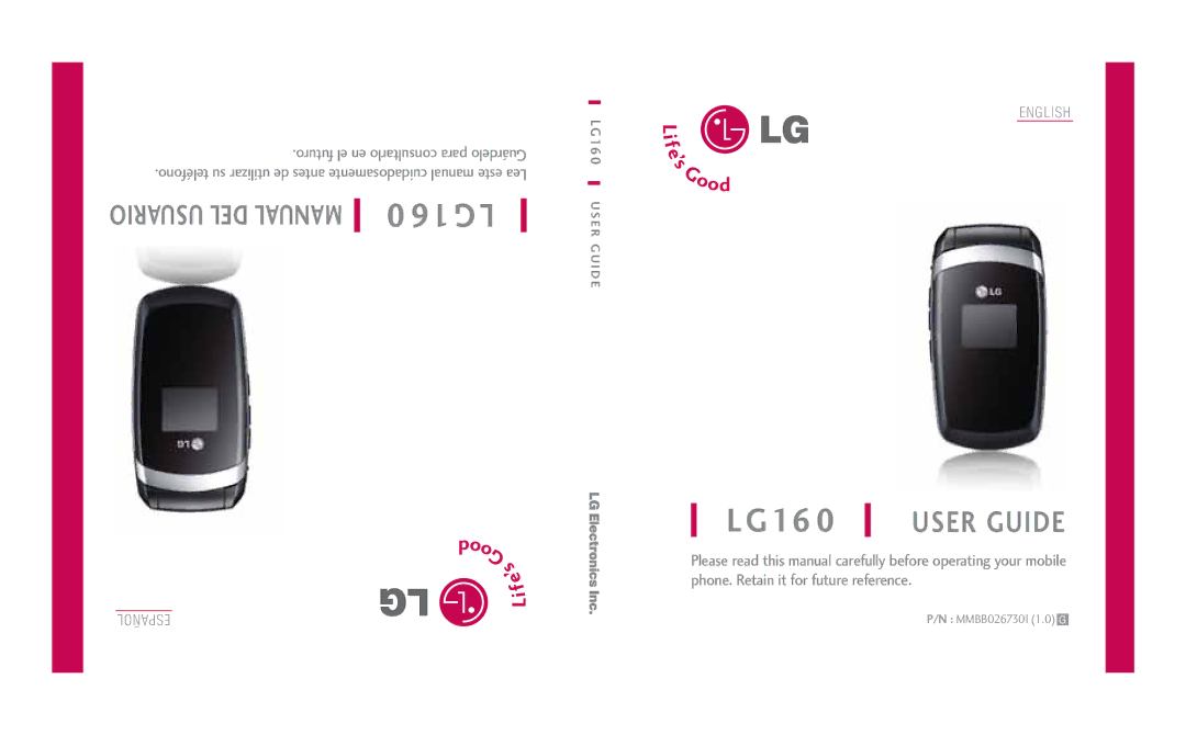 LG Electronics MMBB0267301(1.0) manual 16 G L 