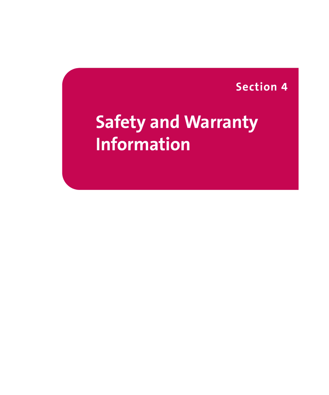 LG Electronics MMBB0267301(1.0) manual Safety and Warranty Information 