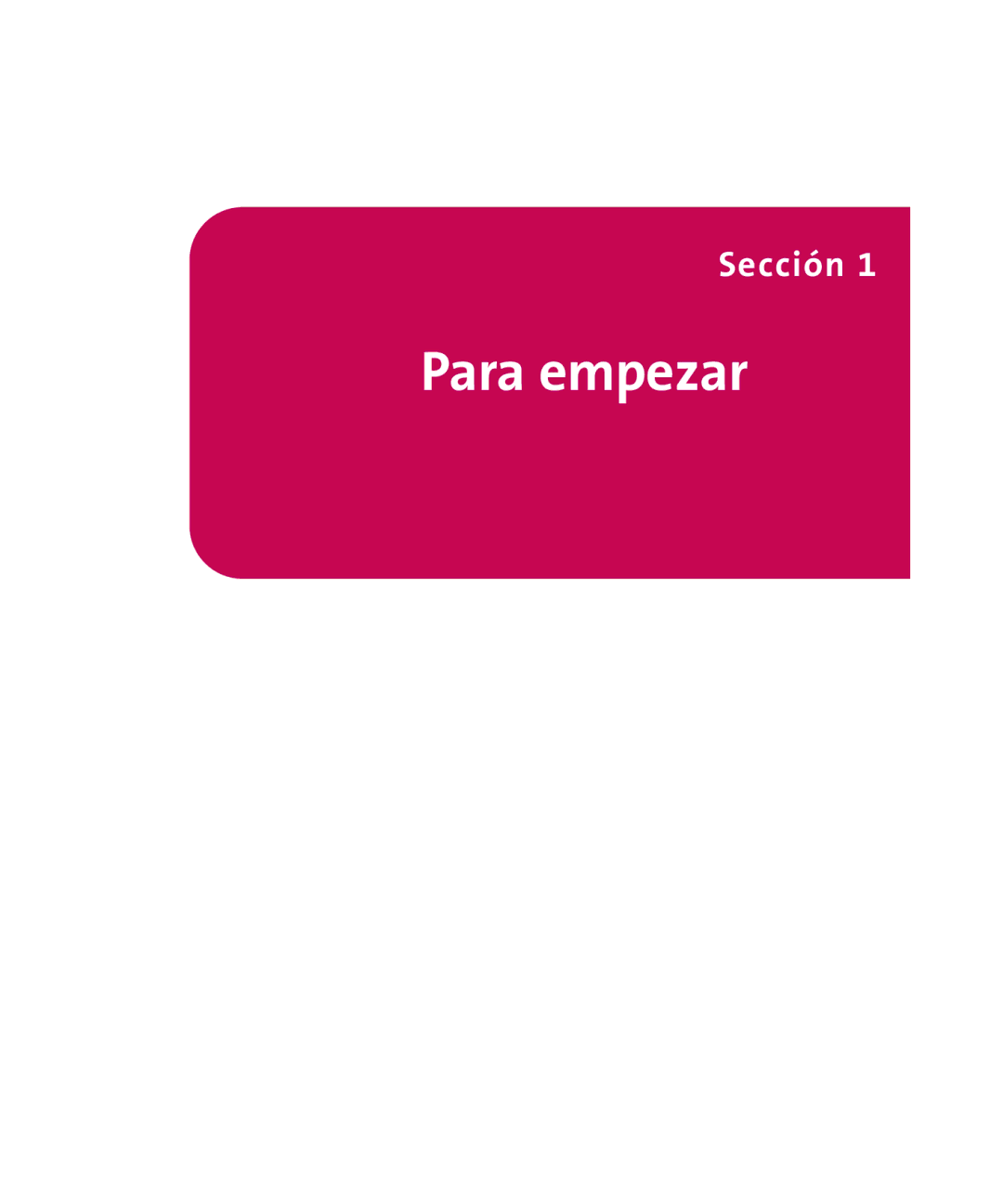 LG Electronics MMBB0267301(1.0) manual Para empezar 