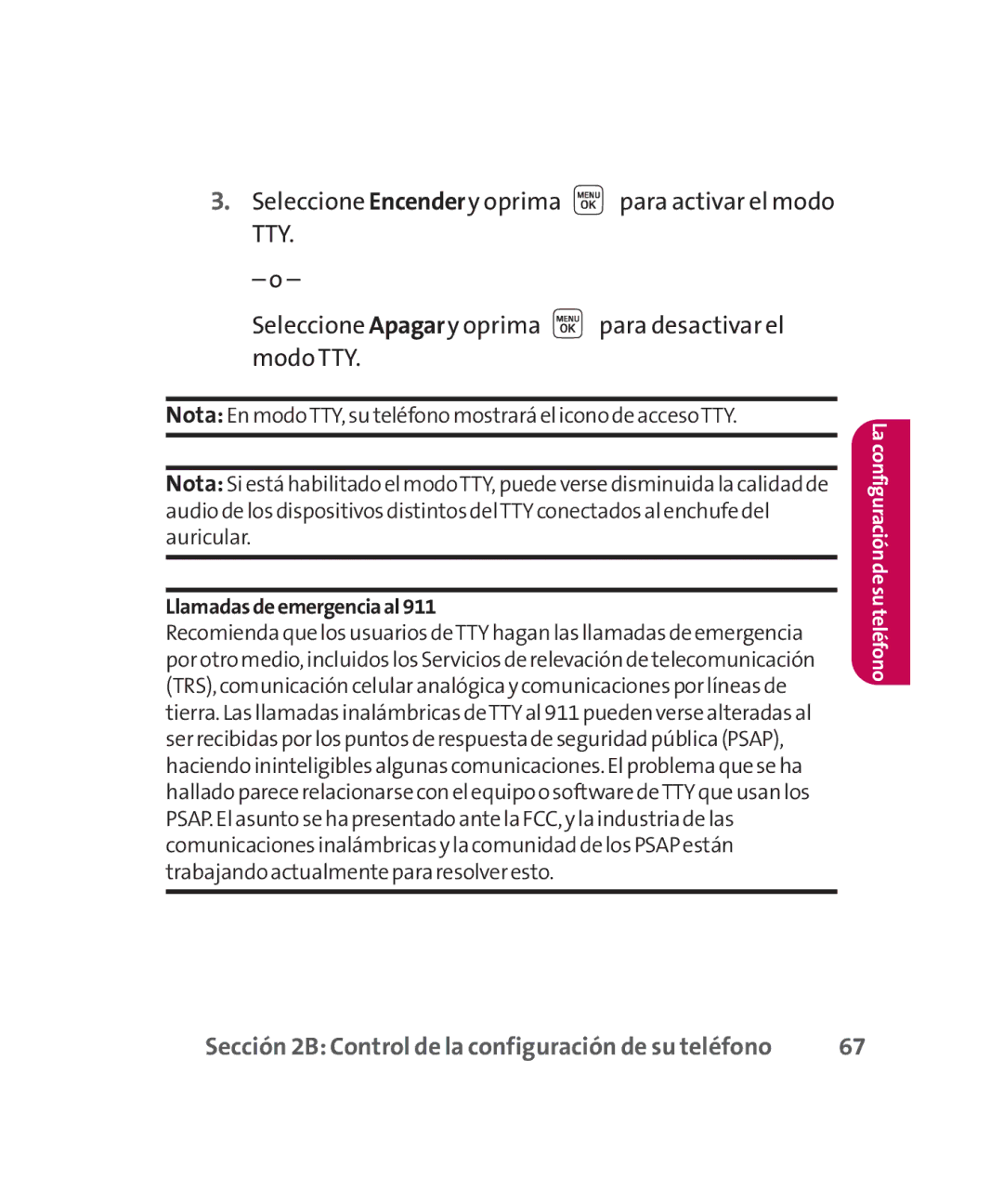 LG Electronics MMBB0267301(1.0) manual Llamadasdeemergenciaal911 