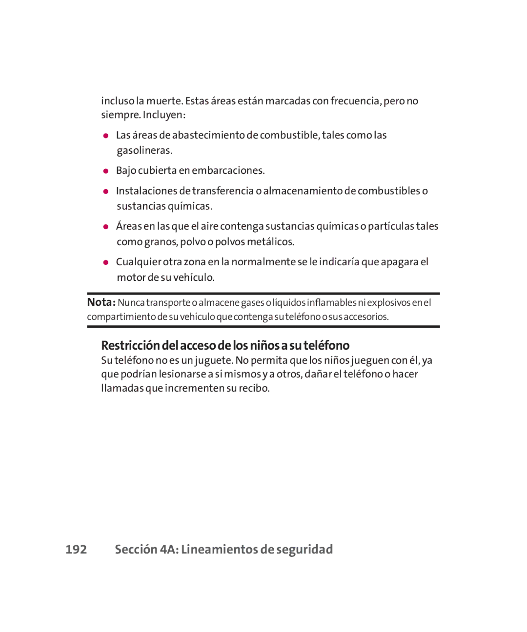 LG Electronics MMBB0267301(1.0) manual Restriccióndelaccesodelosniñosasuteléfono 