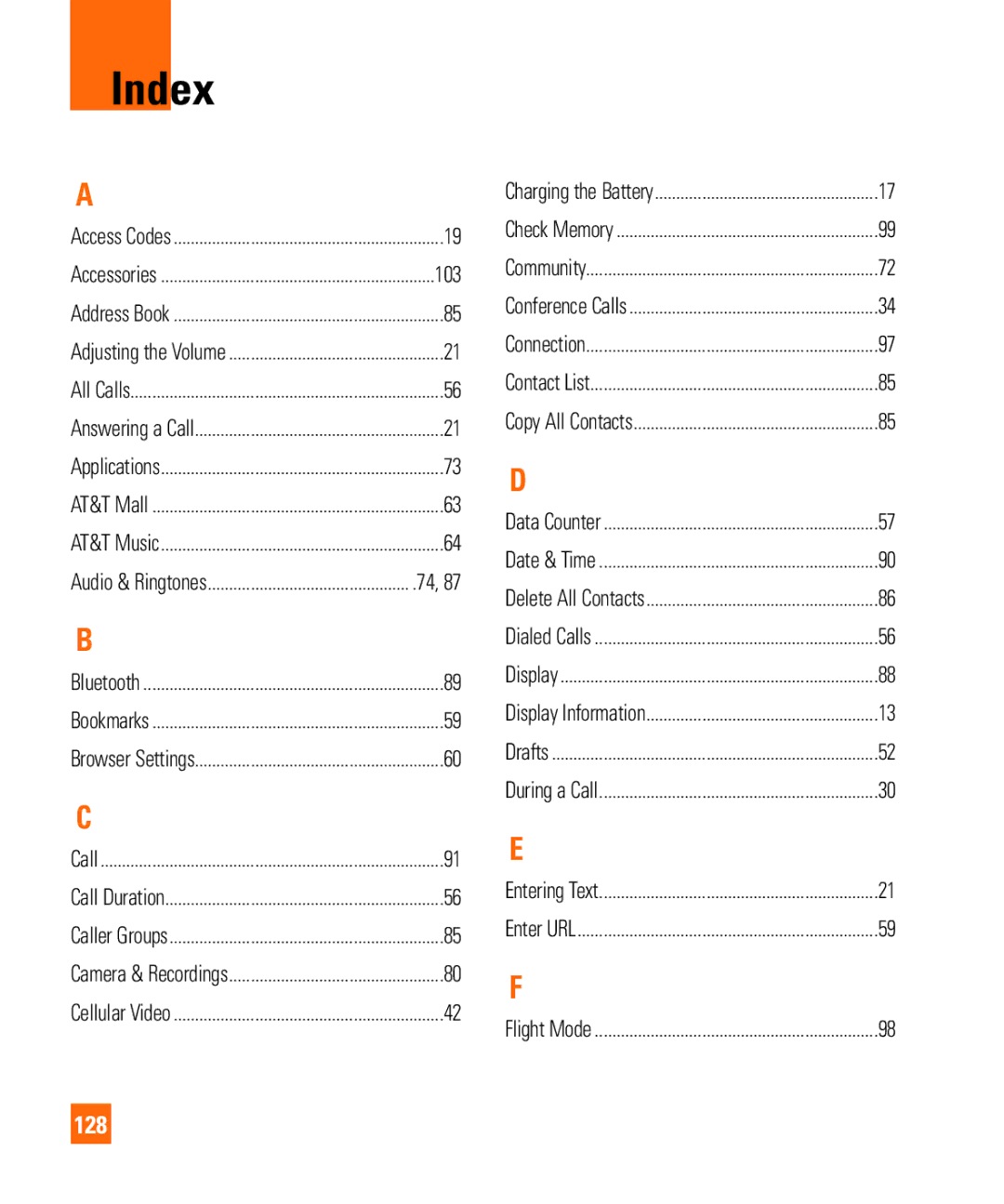 LG Electronics MMBB0294601 manual Index, 103 