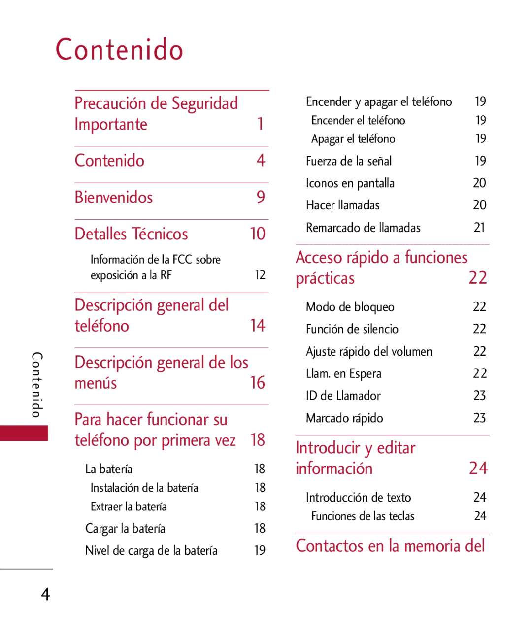 LG Electronics MMBB0301001 manual Contenido 