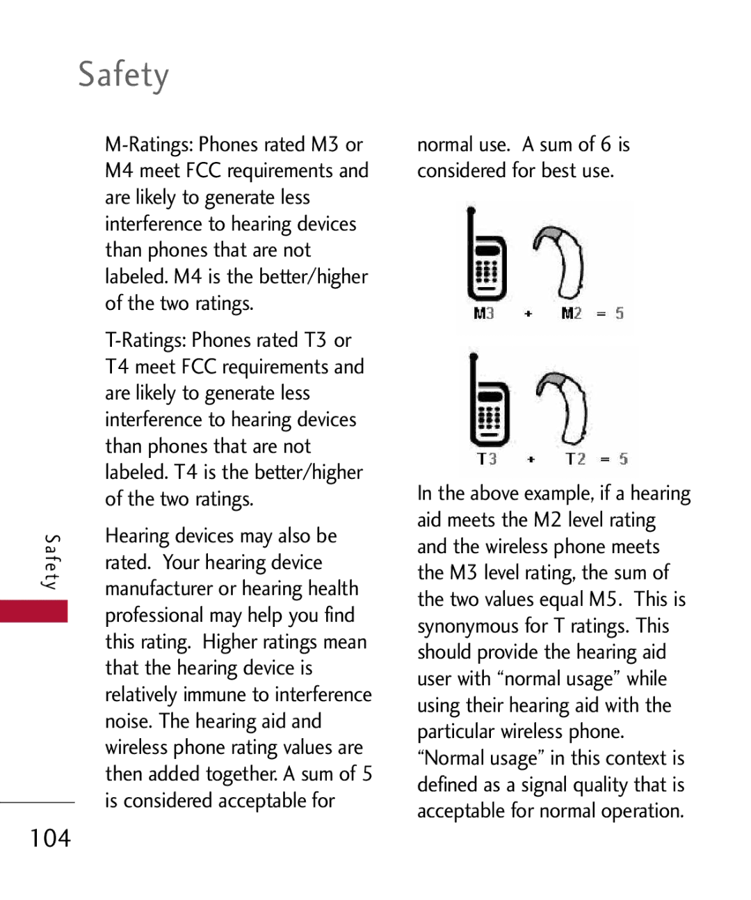 LG Electronics MMBB0309801(1.0) H manual Are likely to generate less, Than phones that are not, Two ratings 