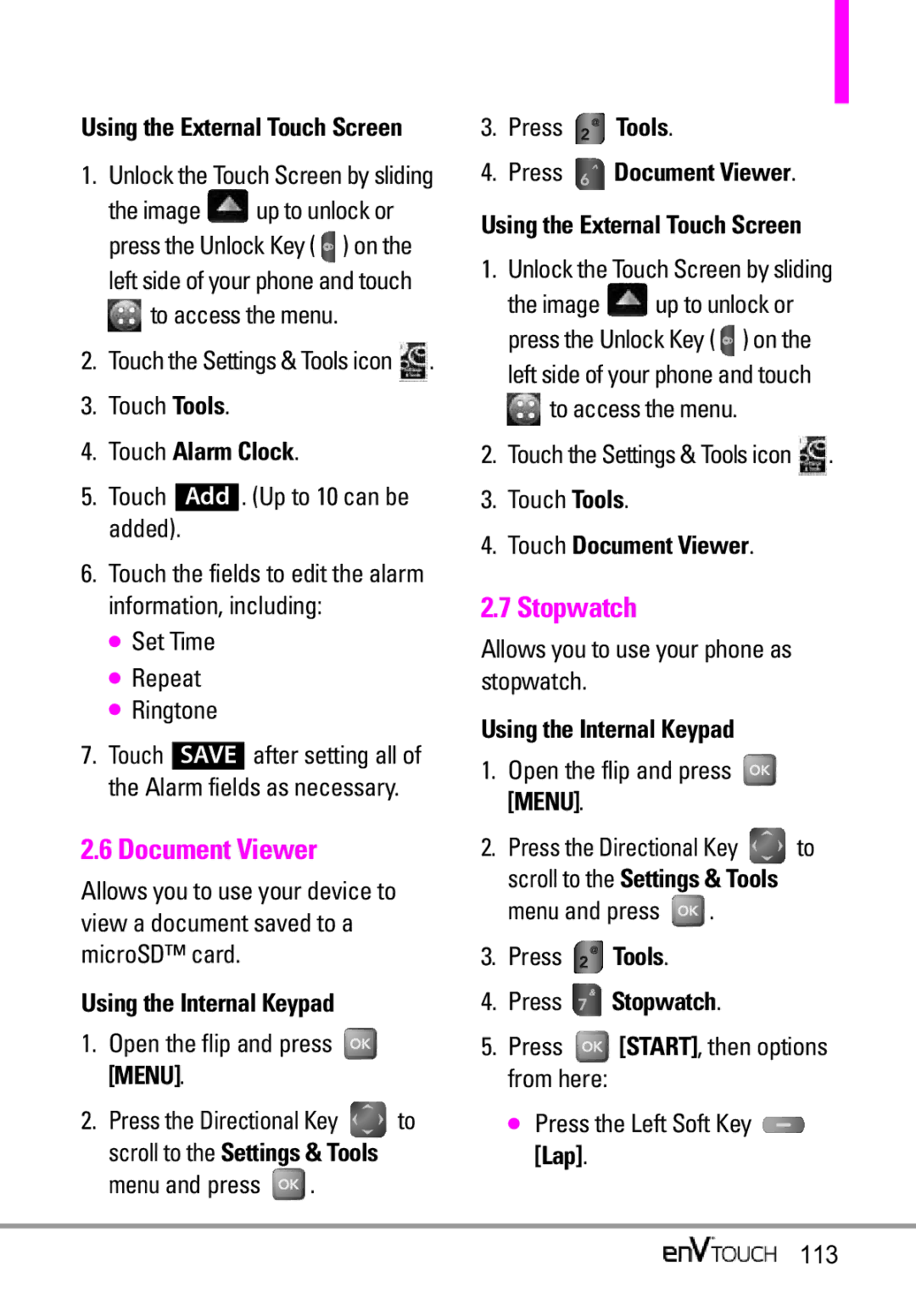 LG Electronics MMBB0332901 manual Document Viewer, Stopwatch 