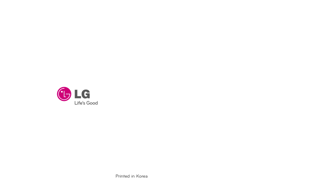 LG Electronics MMBB0379501 manual 