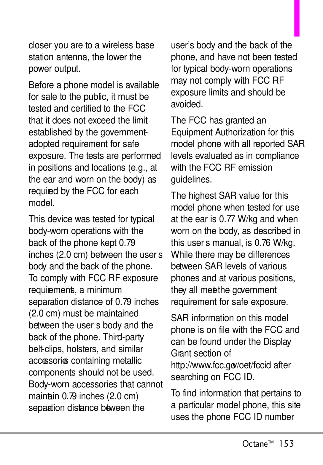 LG Electronics MMBB0392701 manual OctaneTM 