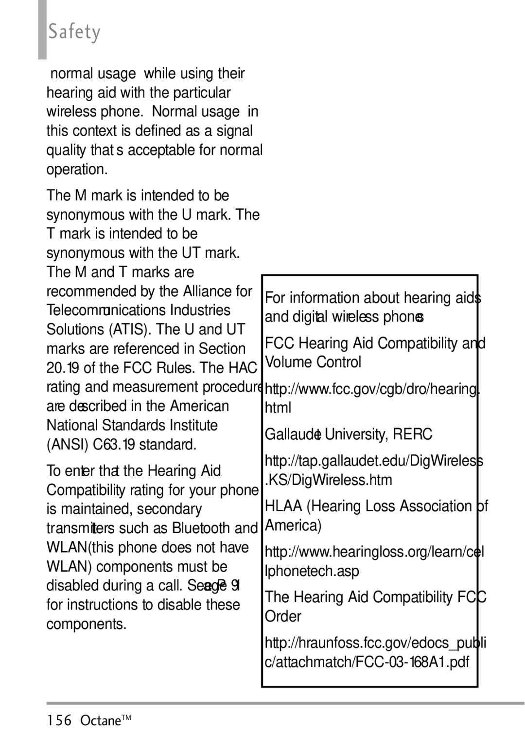 LG Electronics MMBB0392701 manual Digital wireless phones, Volume Control, Gallaudet University, Rerc, America, Order 