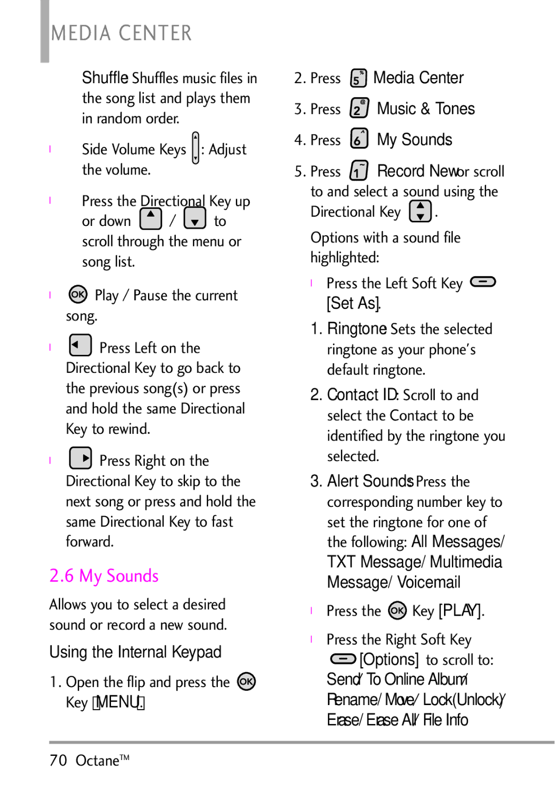 LG Electronics MMBB0392701 manual My Sounds 