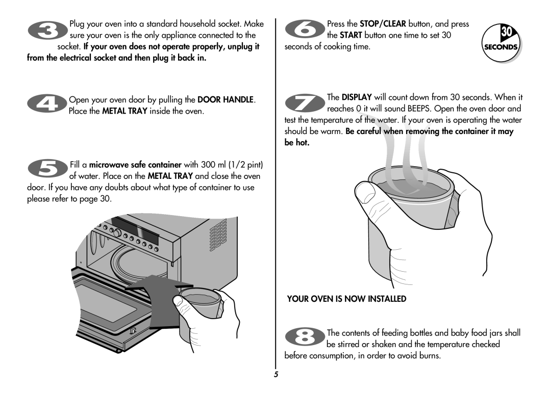 LG Electronics MP-9483SLA owner manual Your Oven is NOW Installed 