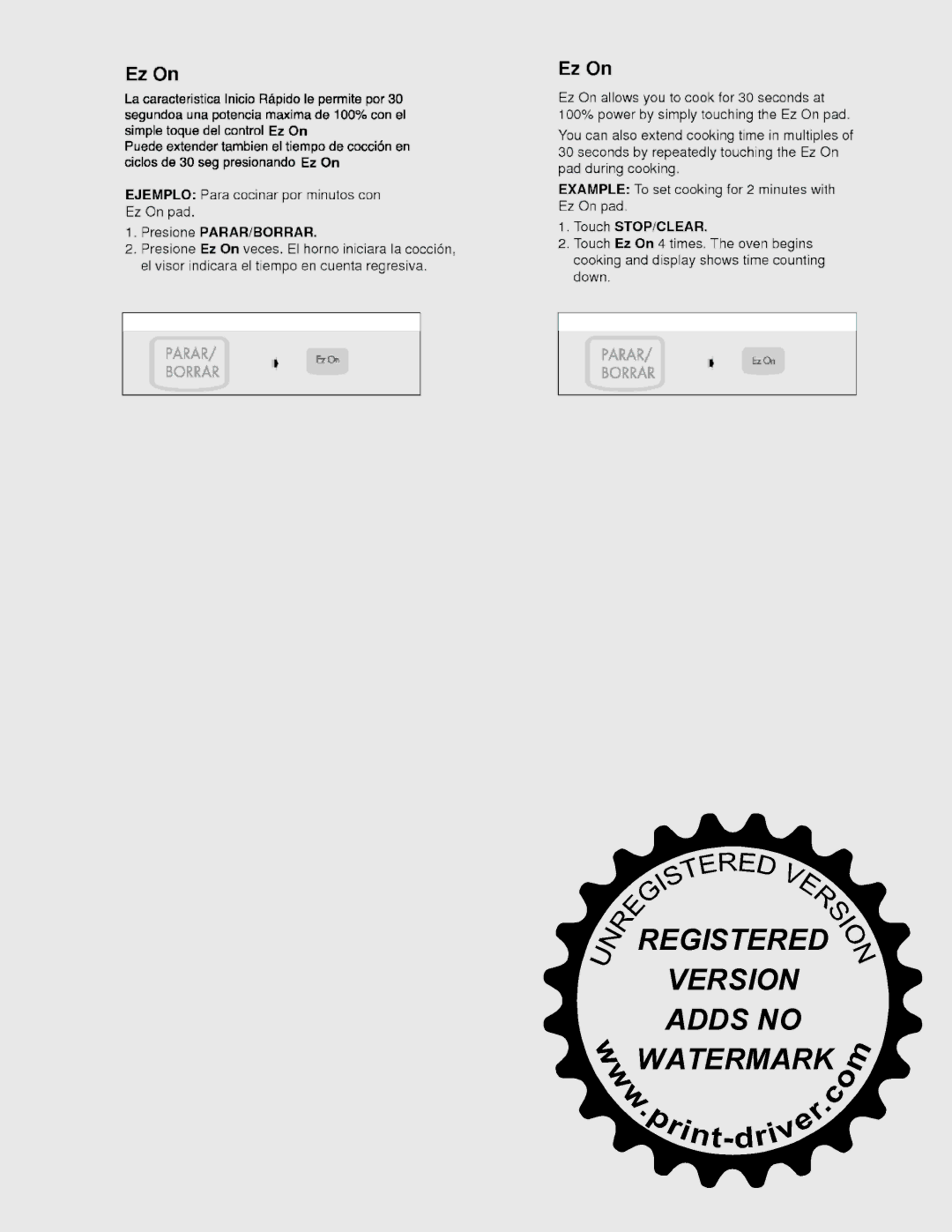 LG Electronics MS-0745V manual 