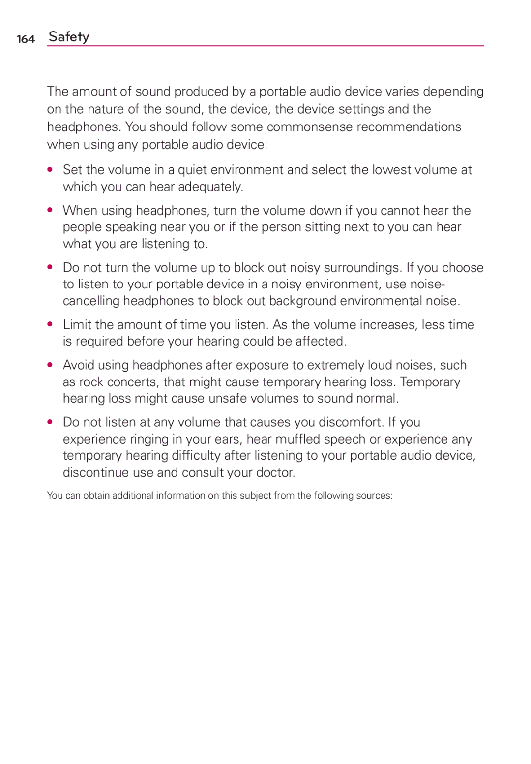 LG Electronics MS910 manual Safety 