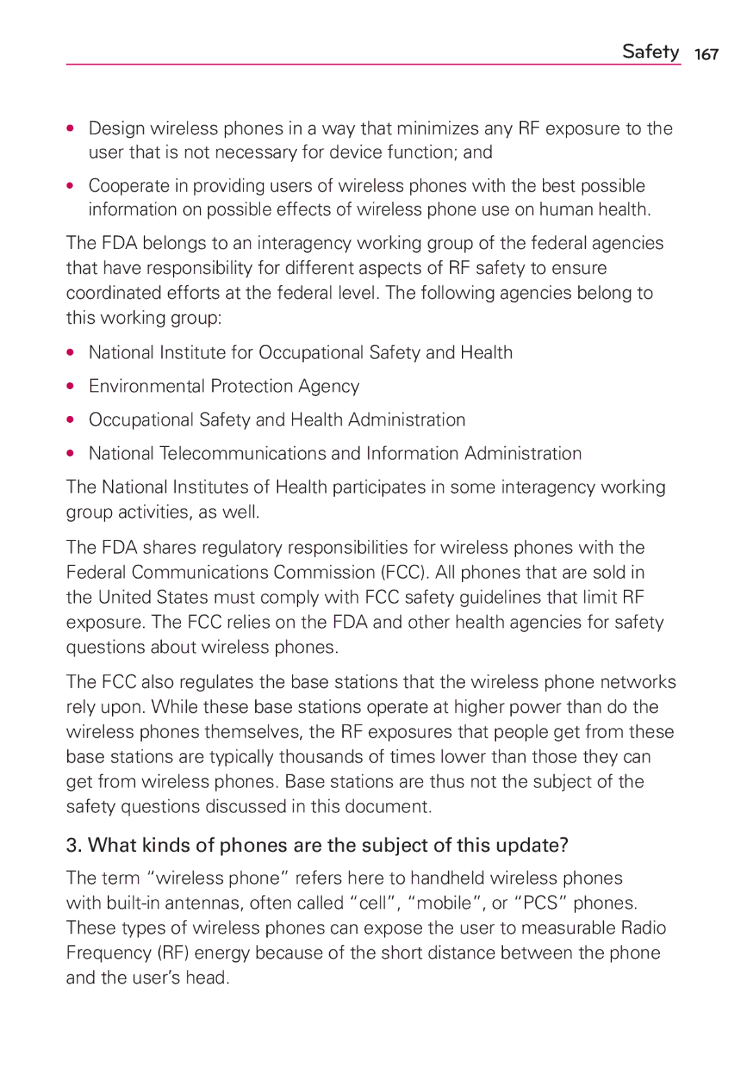 LG Electronics MS910 manual Safety 