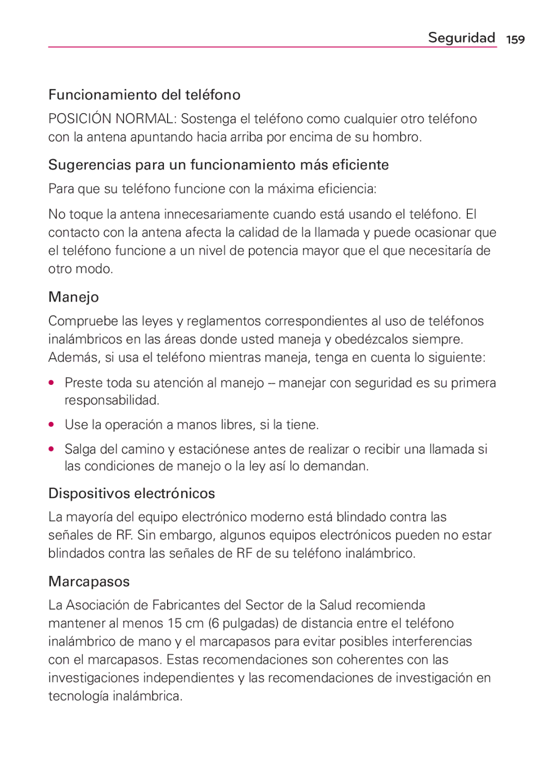 LG Electronics MS910 manual Funcionamiento del teléfono 