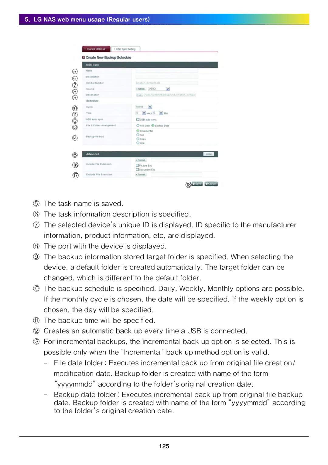 LG Electronics N4B1 manual 125 