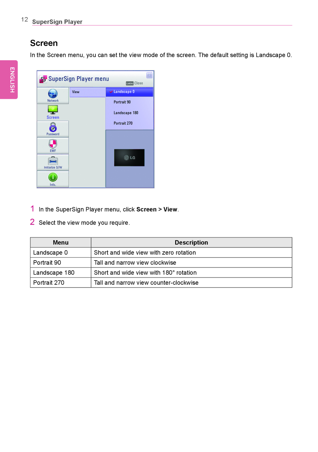 LG Electronics Not available owner manual Screen 