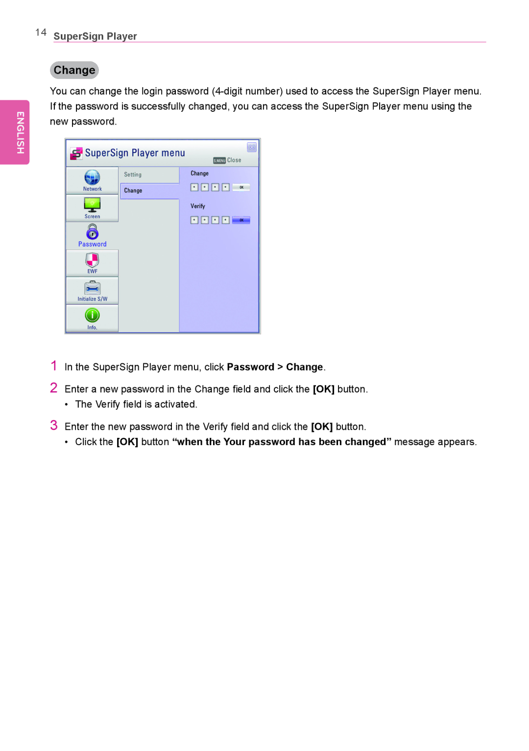 LG Electronics Not available owner manual Change 