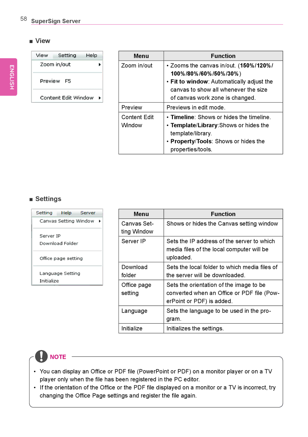 LG Electronics Not available owner manual View, 100%/80%/60%/50%/30% 