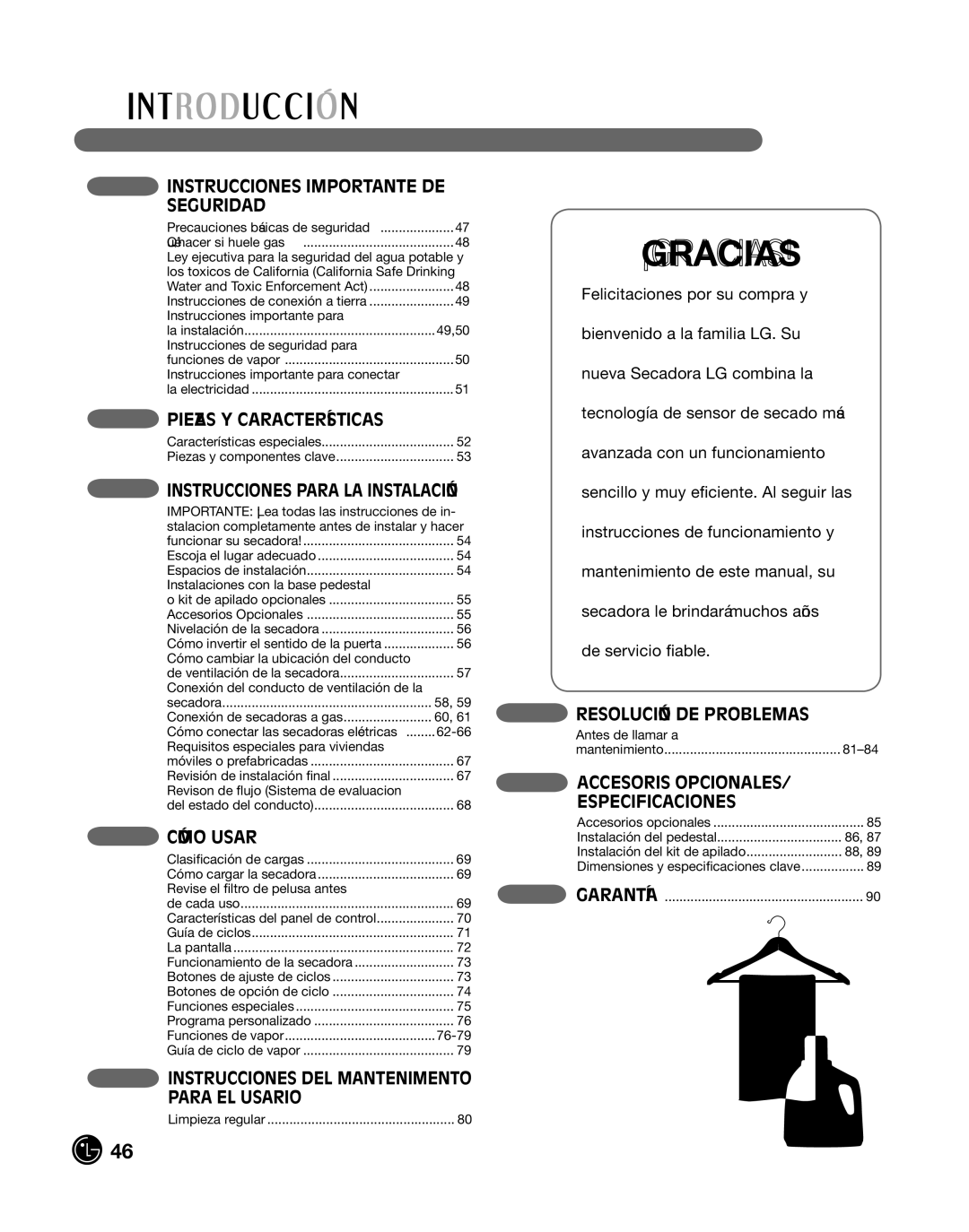 LG Electronics P154 manual ¡Gracias 