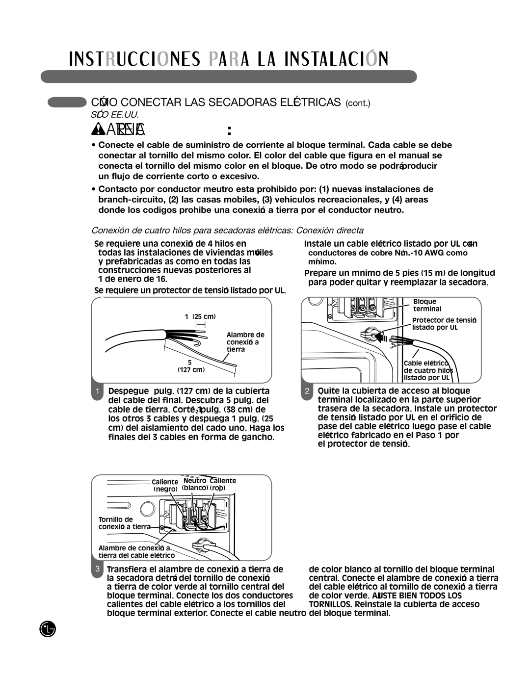 LG Electronics P154 manual SÓlo ee.uu 