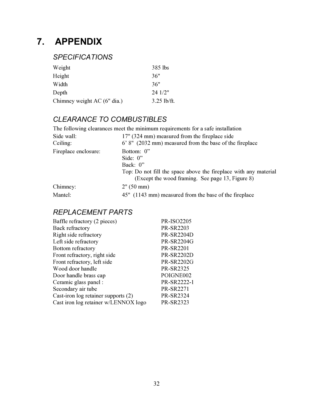 LG Electronics P1BRENTW-A installation instructions Appendix 