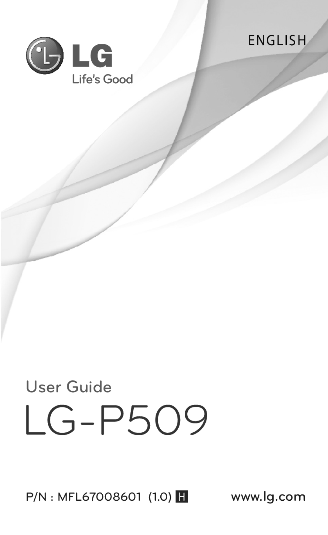 LG Electronics MFL67008601 manual LG-P509 