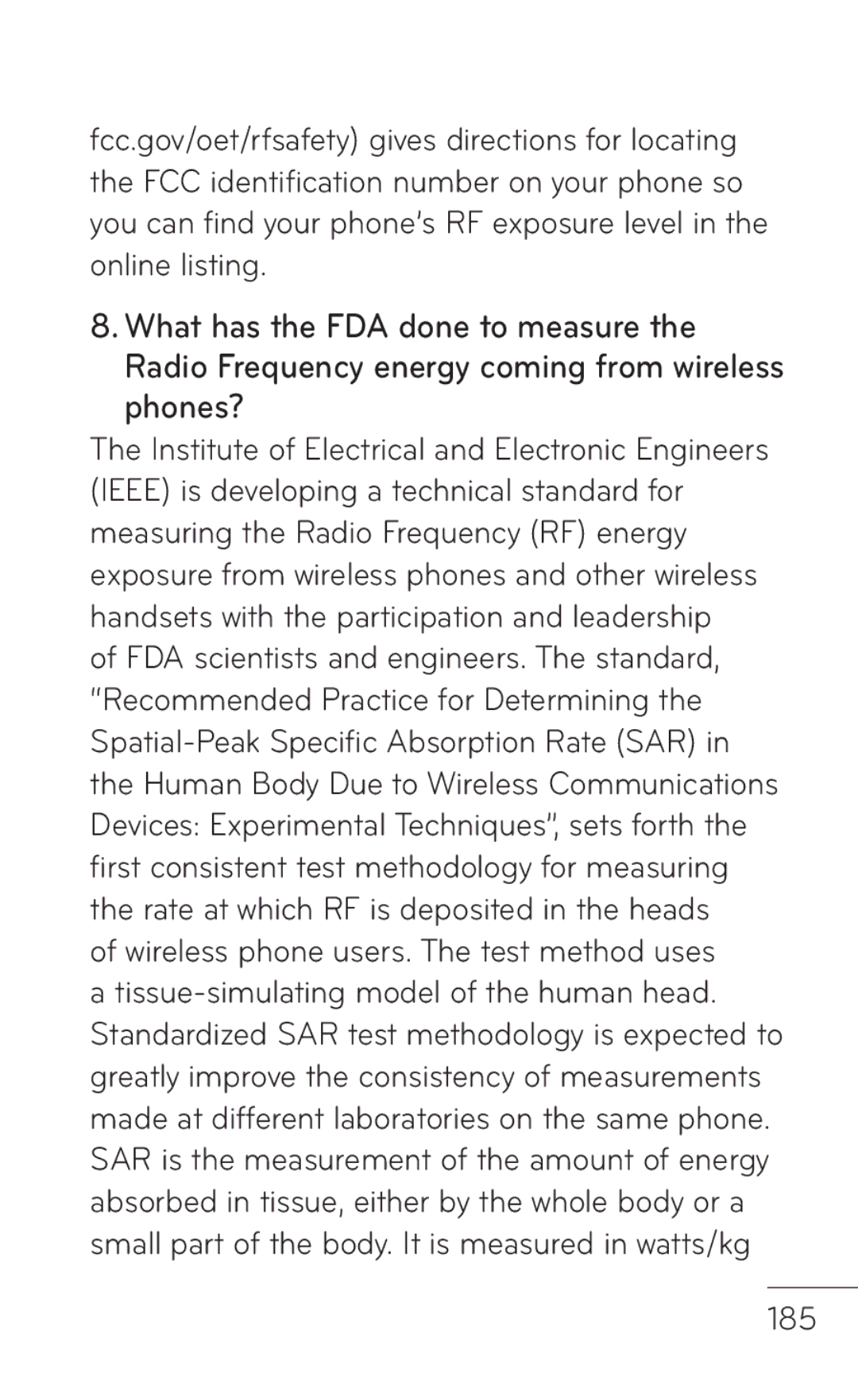 LG Electronics MFL67008601, P509 manual 185 