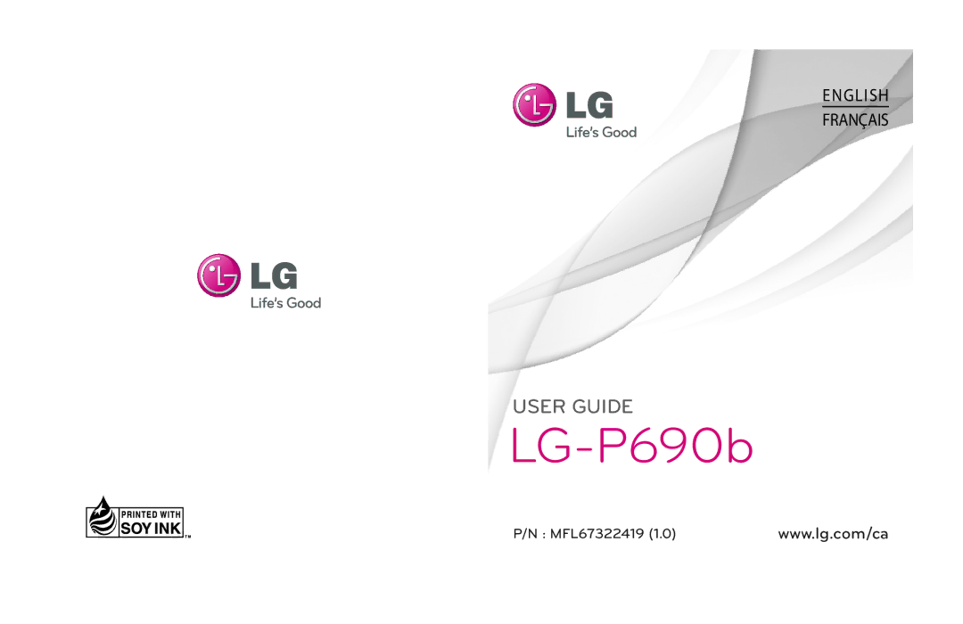 LG Electronics P690B manual LG-P690b 