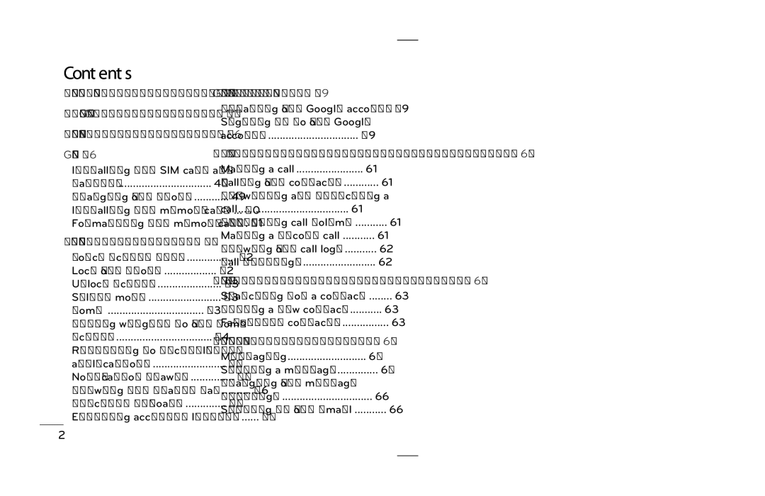 LG Electronics P690B manual Contents 