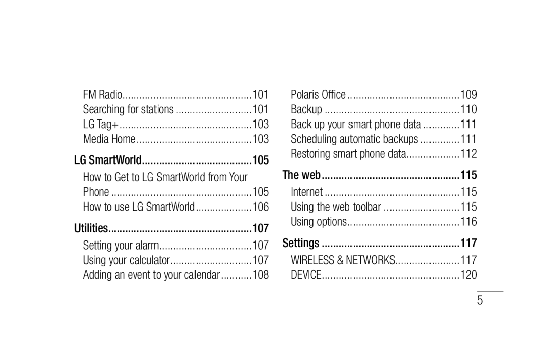 LG Electronics P880 manual 101 