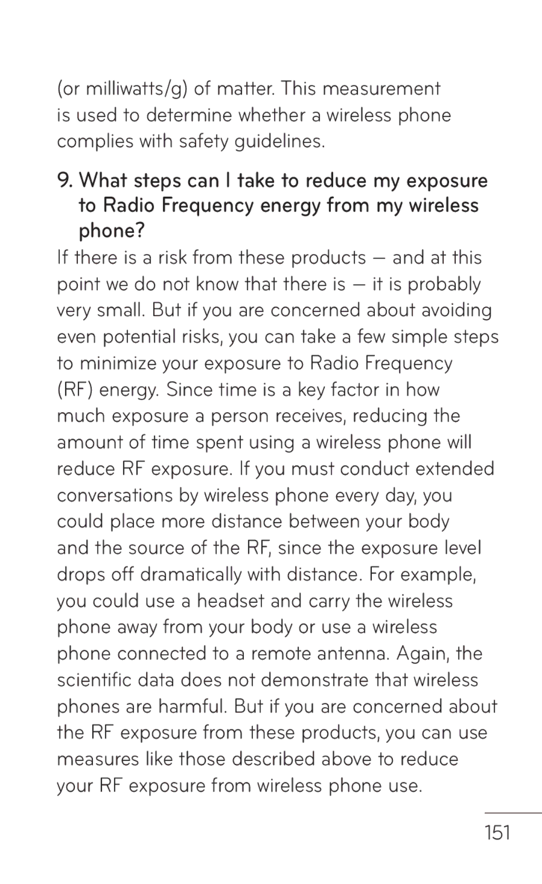 LG Electronics P999 manual 151 