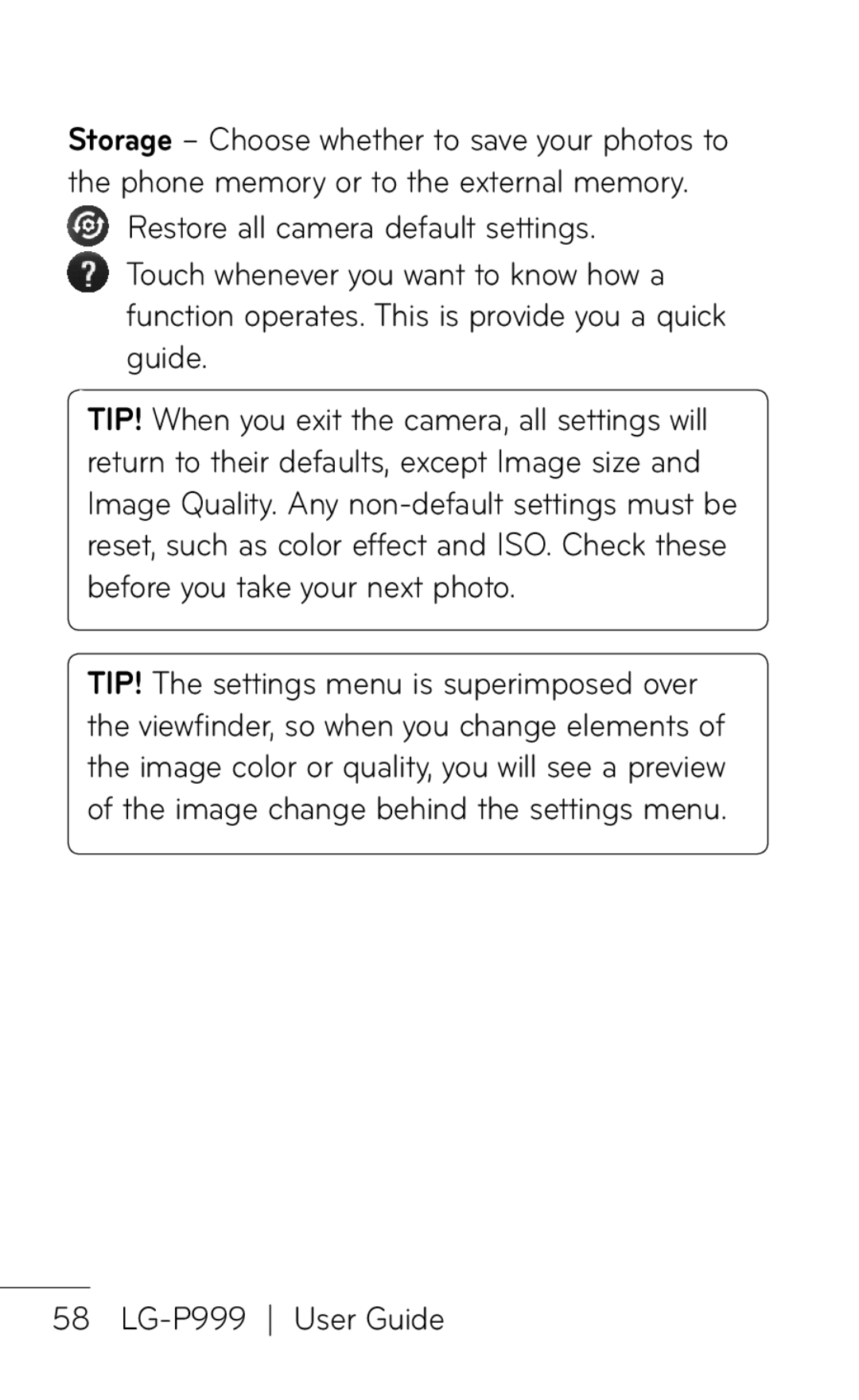 LG Electronics manual LG-P999 User Guide 