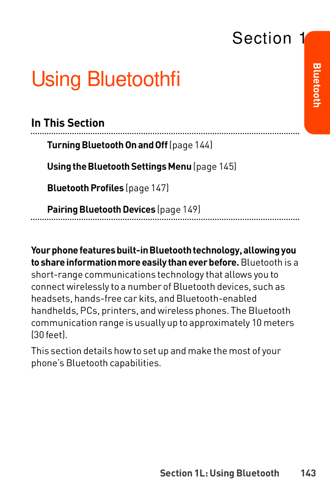 LG Electronics Phone manual Using Bluetooth 143 